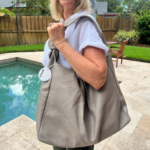 STAUD Large Island Tote - French Gray - Picture 11 of 11